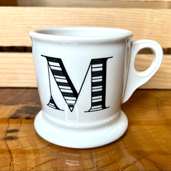 Anthropologie Other - Anthropologie “M” Initial Mug